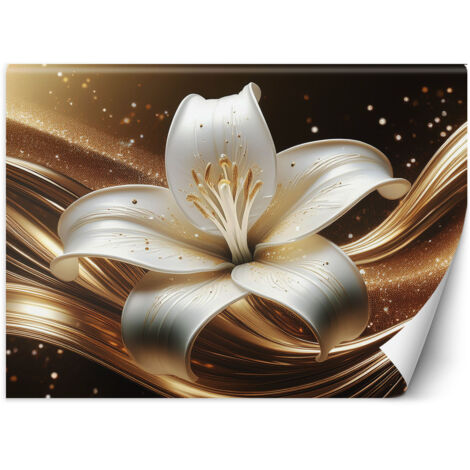 Papier peint Fleur de lys or 200x140 (1/5)
