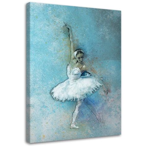 Tableau sur toile Ballerines blanches 40x60 (1/5)