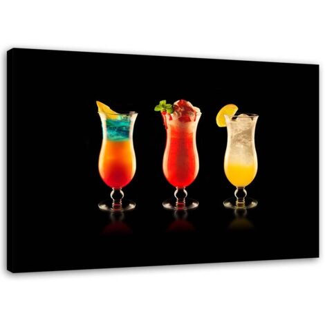 Tableau sur toile Boisson Cocktail coloré 60x40 (1/5)