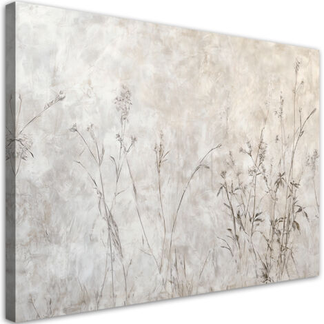 Tableau déco  Plantes grises dans le brouillard 100x70