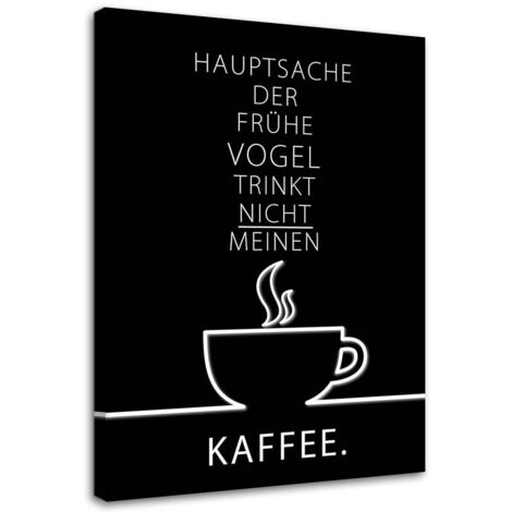 Tableau sur toile Café Inscription 70x100 (1/5)