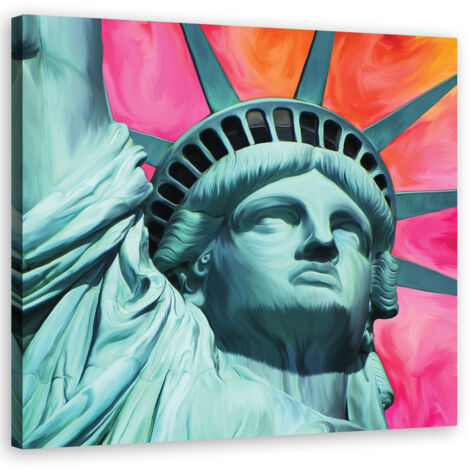 Tableau sur toile Statue de la Liberté New York 40x40 (1/5)