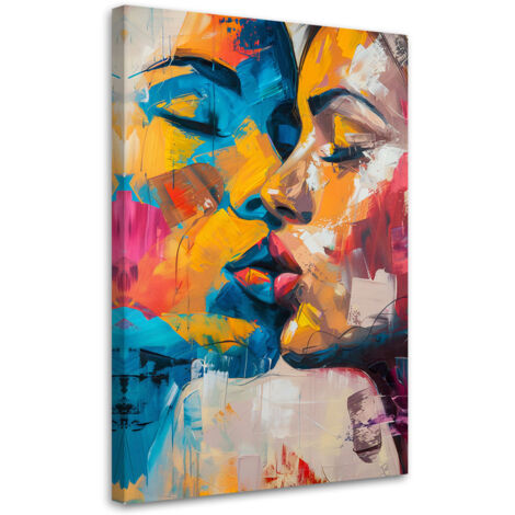 Tableau sur toile Tableau sur toile Baiser d'amour 40x60 (1/5)