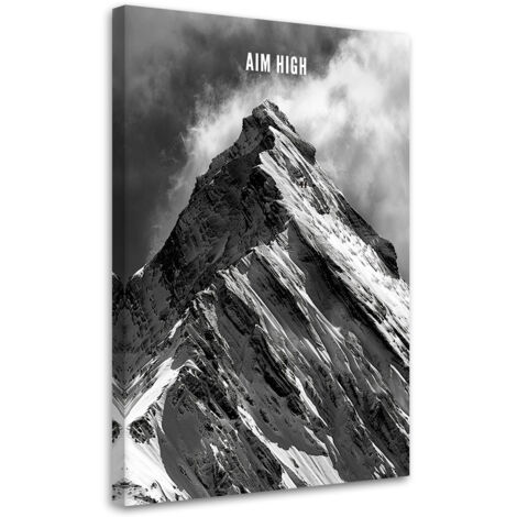 Tableau sur toile Tableau sur toile Les montagnes visent haut 60x90 (1/5)