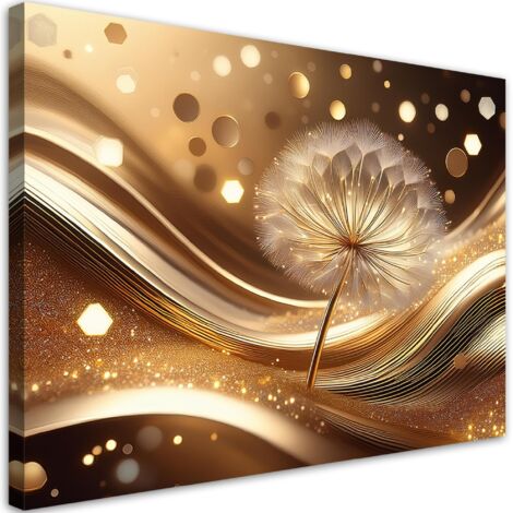 Tableau déco Fleurs Pissenlit Glamour 60x40 (1/5)