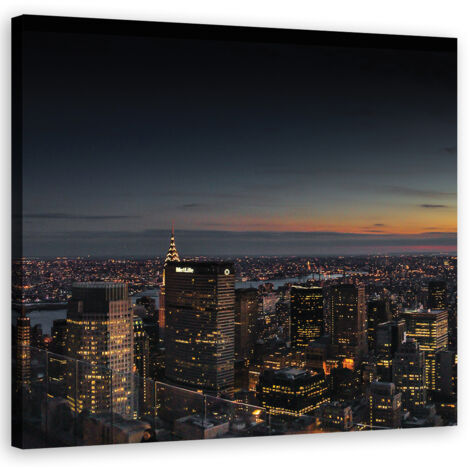 Cadre déco New York de nuit 60x60 (1/5)
