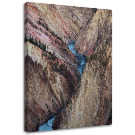 Tableau décoratif Rivière Montagne Nature 40x60 (1/5)