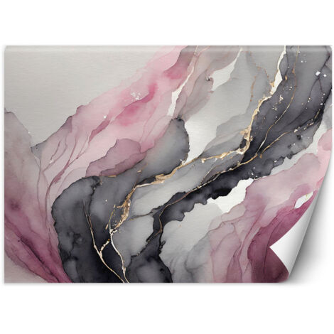 Papier peint Aquarelle abstraction rose 300x210 (1/5)