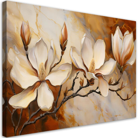 Tableau déco Magnolias Glamour Branch Marble 60x40 (1/5)
