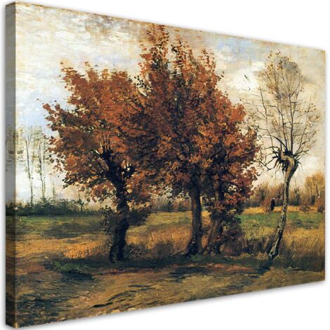 Tableau sur toile Paysage d'automne - V. van Gogh 100x70 (1/5)