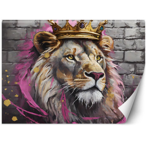 Papier peint Roi Lion Rose 150x105 (1/5)