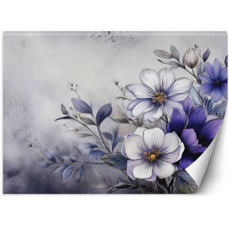 Papier peint Fleurs Nature Lila 250x175 (1/5)