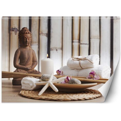 Papier peint Statue de Bouddha dans un spa 100x70 (1/5)