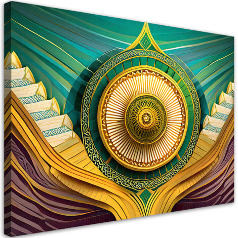 Tableau déco Mandala Orientalisme arabe 60x40 (1/5)