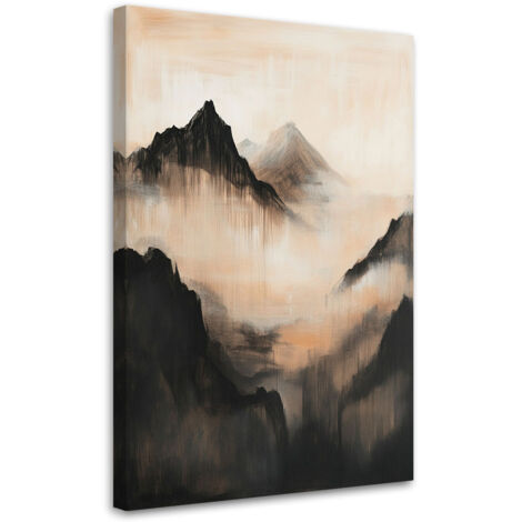 Tableau déco Montagnes Paysage abstrait 60x90 (1/5)