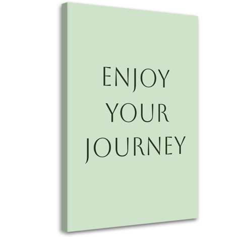 Tableau sur toile Inscription Profiter de l'instant 60x90 (1/5)