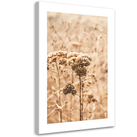 Tableau sur toile Herbe beige 60x90 (1/5)