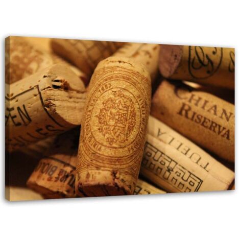 Tableau sur toile Bouchon de vin 90x60 (1/5)