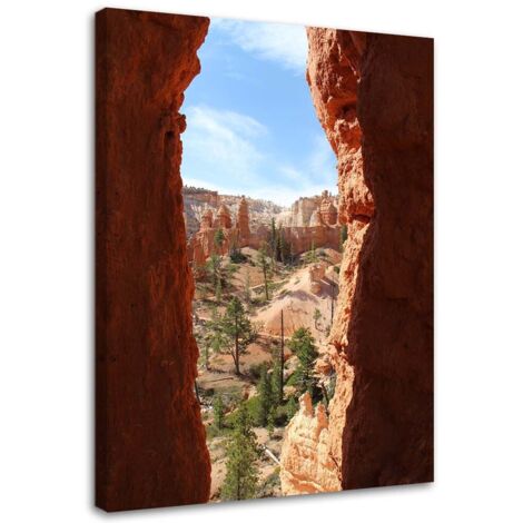 Tableau sur toile Paysage Rocher Nature 40x60 (1/5)
