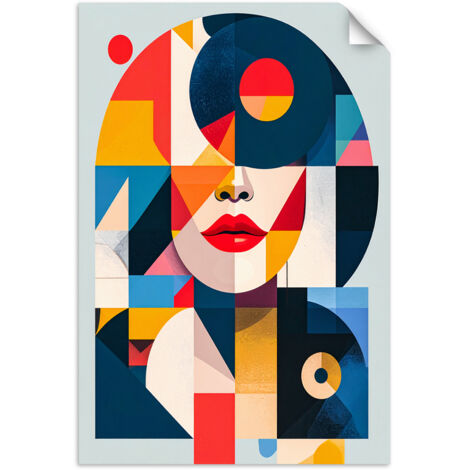Autocollant Film Abstraction Femme Bauhaus 100x150 (1/3)