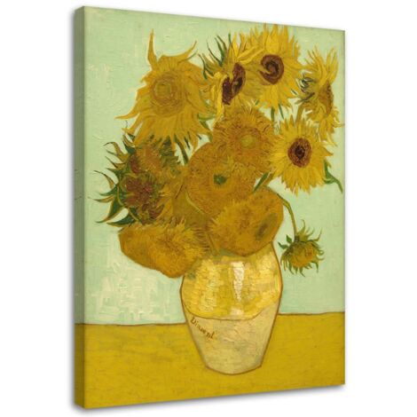 Image sur toile, Tournesols - Reproduction V. van Gogh - 40x60 (1/7)