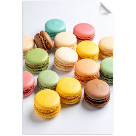 Autocollant mural Macarons biscuits 100x150 (1/3)