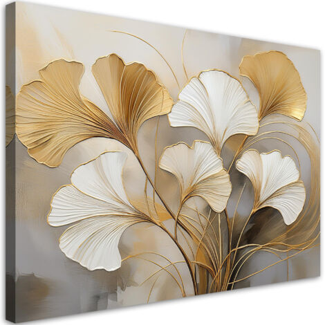 Tableau déco Feuillage Botanica Beige 60x40