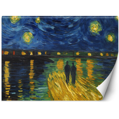 Papier peint Nuit étoilée sur le Rhône - V. van Gogh 250x175 (1/5)