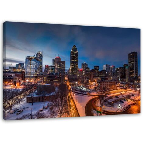 Tableau sur toile New York Skyline City Usa 60x40 (1/5)
