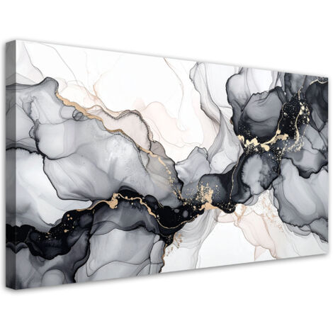 Tableau déco Abstraction moderne glamour 100x50 (1/4)