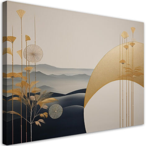 Tableau déco Paysage boho 100x70