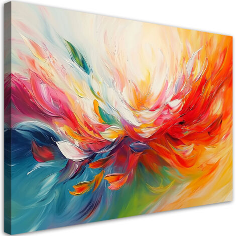 Tableau déco Expression des couleurs abstraites 90x60