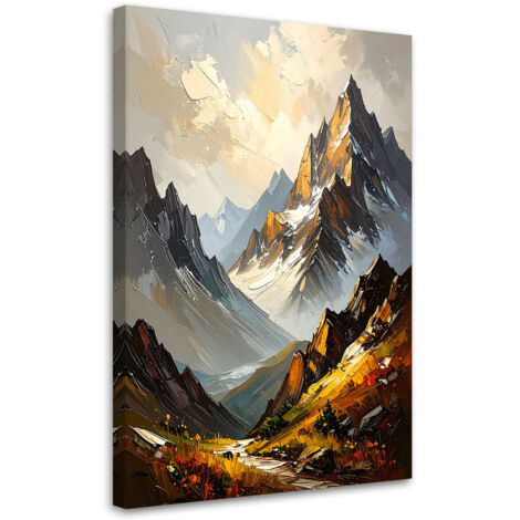 Tableau déco Paysage Paysage Montagnes Nature 40x60 (1/4)