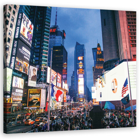 Tableau décoratif Times Square New York 30x30 (1/5)