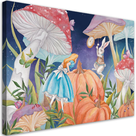 Tableau sur toile Petite Alice au pays des miracles 100x70 (1/5)