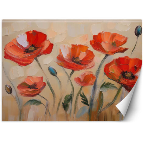 Papier peint Fleurs coquelicots nature 450x315 (1/5)