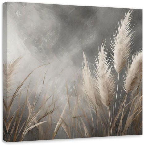 Tableau déco Herbe Nature Botanique 40x40 (1/5)