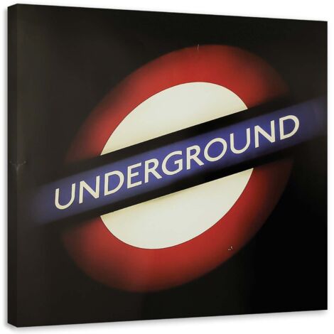 Tableau décoratif Underground Londres 40x40 (1/5)