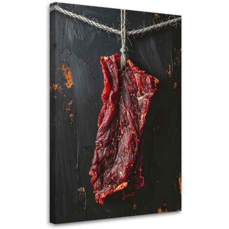Tableau déco Viande rouge séchée 70x100 (1/4)