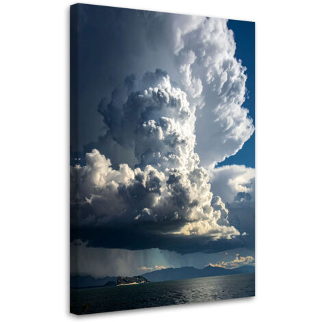 Tableau déco Nuages gris foncé paysage 40x60 (1/4)