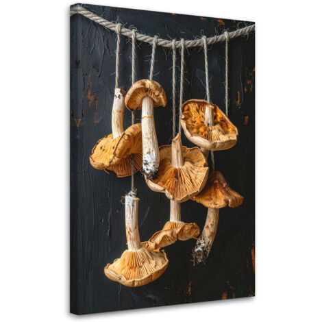 Tableau déco Champignons séchés nature 70x100 (1/4)