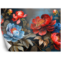 Papier peint Fleurs peintes Botanique Nature 200x140