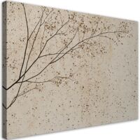 Tableau déco Branches avec fleurs 90x60