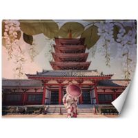 Papier peint mural, Temple Geisha et Senso Ji à Tokyo - 400x280