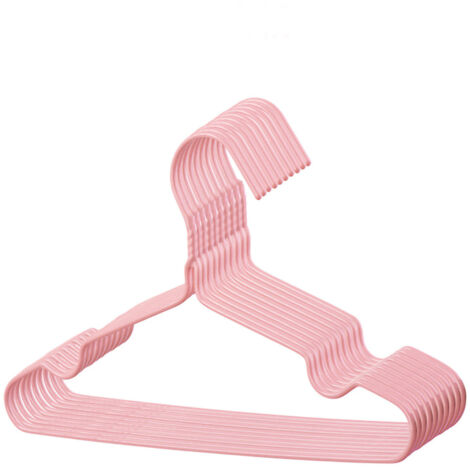 10 pièces cintres anti-déformation, antidérapants pour vêtements secs ou humides - Design poudre nordique 30 cm pour maison et dortoir (1/5)