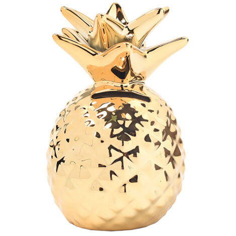 Cochon Tirelire Ananas Céramique Déco Maison Mignon (1/5)