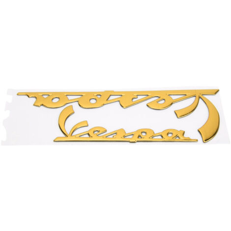 Autocollant emblème Vespa GTS 300 LX 125 150 IE Sprint Primavera Super Yellow (1/5)