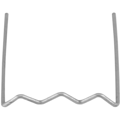 Kit de Réparation Pare-Chocs Auto - 100 Agrafes de Soudure Pré-découpées en Forme "S", 0.6mm (1/5)
