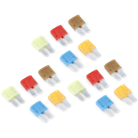 Kit de fusibles Micro2 assortis - 15 pièces (5A à 20A) pour voiture (1/5)