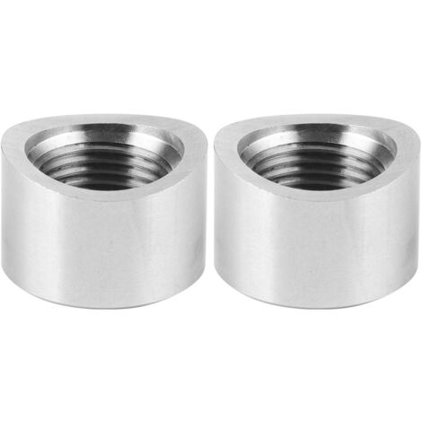 Bouchon de capteur d'oxygène en acier inoxydable - Filetage interne M18 x 1,5 - 2 pièces (1/5)